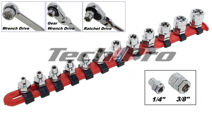 SK-026-1 SLP-E Torx Socket Set Super Low Profile Drive